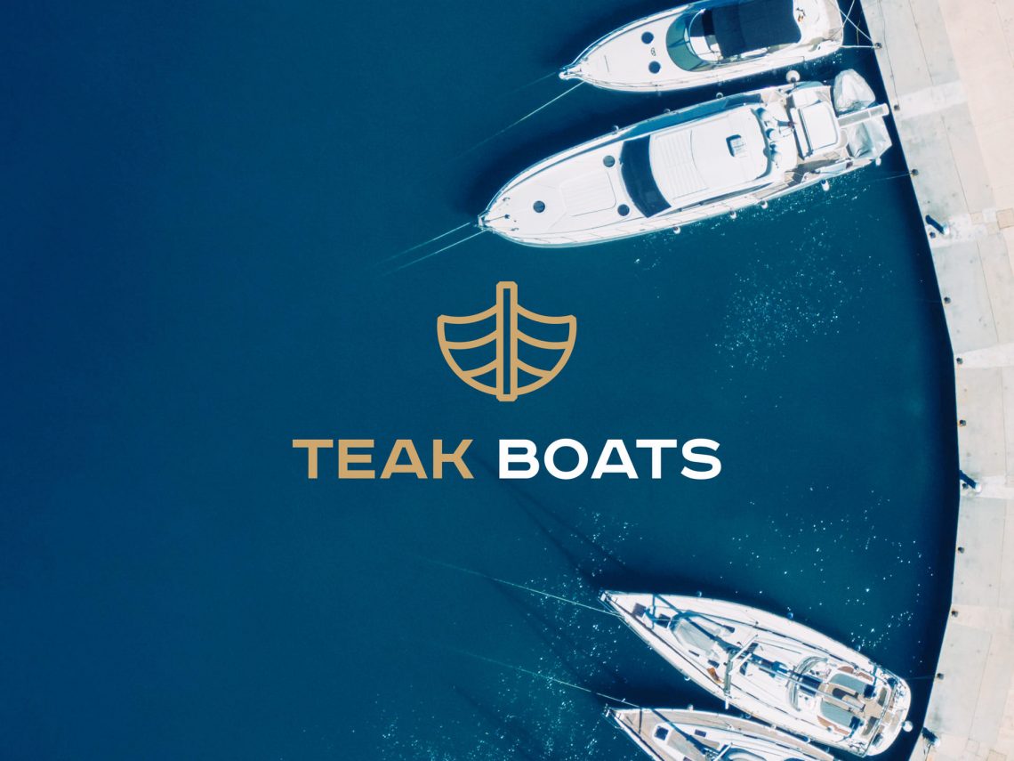 Teak Boats logotipas yzyprint
