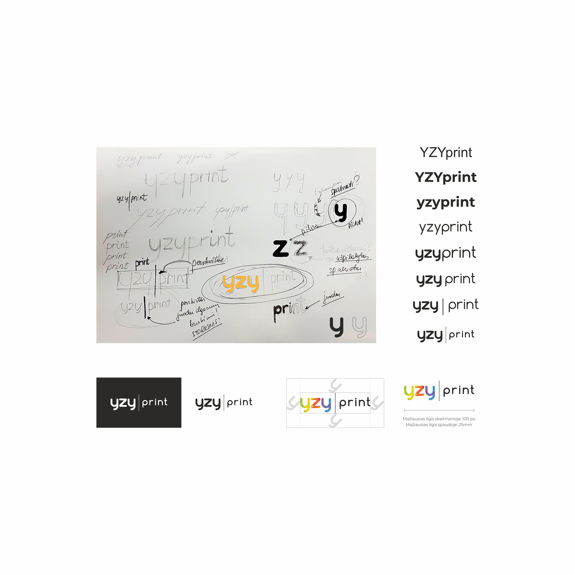 YZY Print logotipų kūrimas